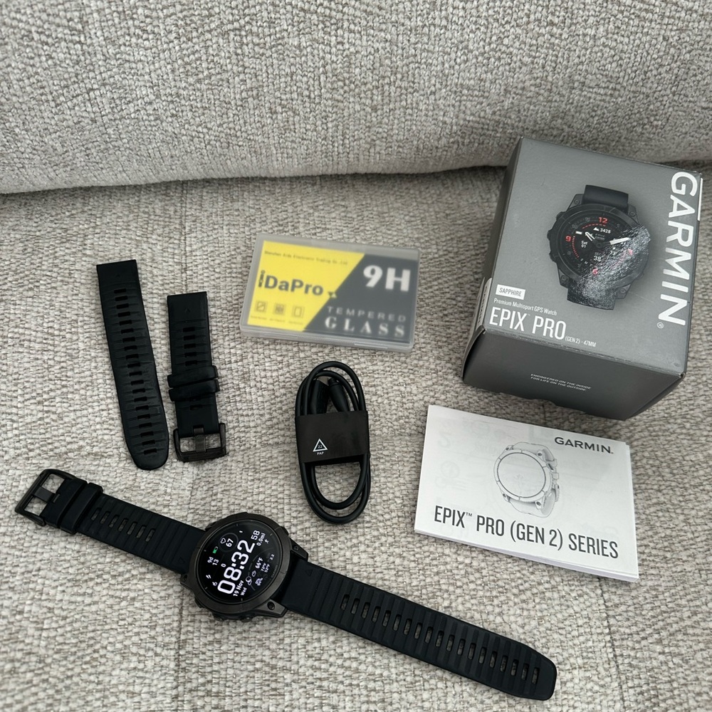 Garmin Epix Pro Gen 2 Black Smartwatch Set
